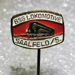 Fussball Anstecknadel - BSG Lokomotive Saalfeld - DDR -...