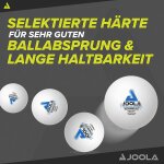 JOOLA 24 Tischtennisbälle Advanced Training *** 40+ weiß