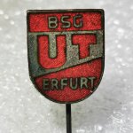 Fussball Anstecknadel - BSG Umformtechnik Erfurt - DDR - Thüringen - Bez. Erfurt
