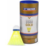 Victor 3 Badmintonbälle Shuttle 2000 gelb