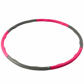 Hula Hoop 1,8kg grau/pink