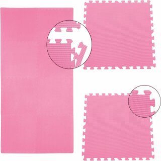 4 Schutzmatten Pink für Fitnessgeräte Sportgeräte Fitness Übungen