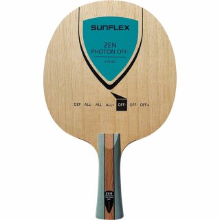 Sunflex Zen Photon Tischtennis-Holz konkaver Griff