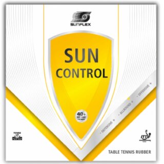 Sunflex Sun Control Tischtennis-Belag, 2,1mm Schwamm schwarz