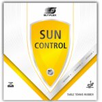 Sunflex Sun Control Tischtennis-Belag, 2,1mm Schwamm schwarz