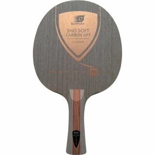 Sunflex SHO Soft Carbon Off Tischtennis-Holz, konkaver Griff