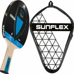 Sunflex B25 Tischtennisschläger + Tischtennishülle Single