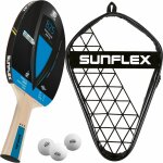 Sunflex B25 Tischtennisschläger + Hülle Single Case + 3*** ITTF SX40+ TT Bälle