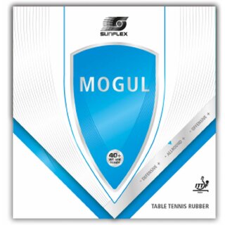 Sunflex Mogul Tischtennis-Belag, 2,1mm Schwamm | schwarz