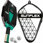 Sunflex G40 Tischtennisschläger + Tischtennishülle Single + 3*** TT Bälle