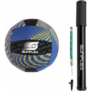 Sunflex Ball Splash Größe 3 blau inkl. Ballpumpe