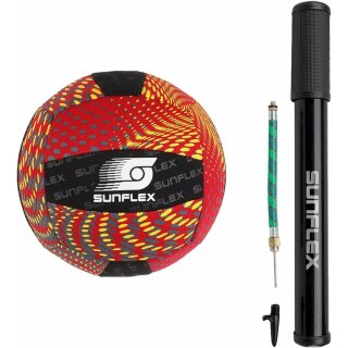 Sunflex Ball Splash Größe 3 rot inkl. Ballpumpe