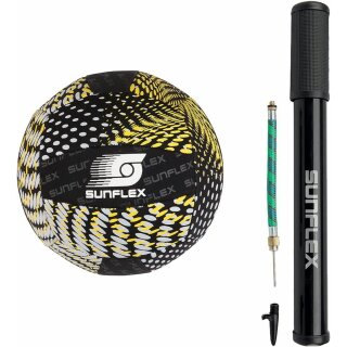 Sunflex Ball Splash Größe 3 schwarz inkl. Ballpumpe