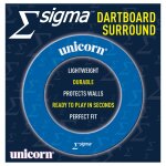 Unicorn Professional Dartboard Surround - Sigma Blau