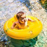 Swim Essentials Baby Schwimmring Gelb 69 cm