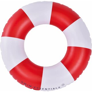 Swim Essentials Schwimmring 55 cm Rot -Weiß  55 cm