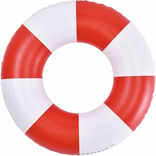 Swim Essentials Schwimmring 90 cm Rot -Weiß