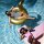 Swim Essentials Schwimmring 95 cm Gold Swan