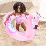 Swim Essentials Schwimmring 104 cm Flamingo Pink with Wings