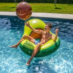 Swim Essentials Luftmatratze Avocado mit Beachball 155 x 113 cm