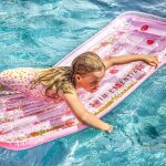Swim Essentials Luftmatratze Luxury Pink mit Punkte 177 x 67 cm