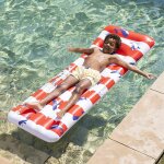 Swim Essentials Luftmatratze Luxury Walvis Gestreift 177 x 67 cm