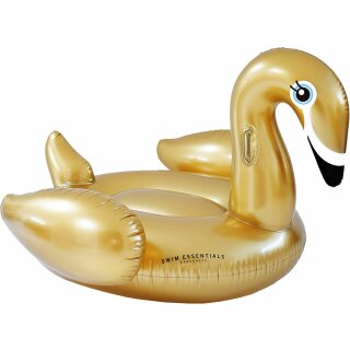 Swim Essentials Luxury Ride-on Schwan Gold 142x 137 x 97 cm