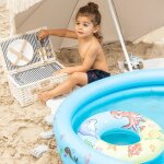 Swim Essentials Playpoolset: Swimming Pool 122 cm, Wasserball & Schwimmring 46 cm