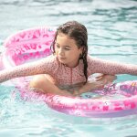 Swim Essentials Oval Wasserhängematte Neon Leopard