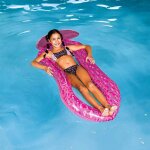 Swim Essentials Wasserhängematte Neon Leopard 155 x...