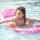 Swim Essentials Wasserhängematte Neon Leopard 155 x 75 x 15 cm