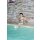 Swim Essentials Puddle Jumper Orange Blau Hai 2-6 Jahre 55 x 32 x 13 cm