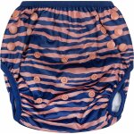 Swim Essentials Schwimmwindel waschbar blau/orange Zebra Muster 0–3 Jahre