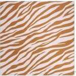 Swim Essentials Mikrofaser Strandtuch Badetuch orange/karamell Zebra 180 x 180 cm