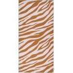 Swim Essentials Mikrofaser Strandtuch/Badetuch, für Kinder orange/karamell Zebra 180 x 90 cm