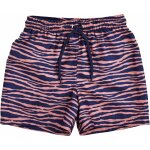 Swim Essentials UV Schwimmhose, für Jungen blau/orange Zebra Muster 62/68