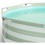 Swim Essentials Runder Rahmenpool grün/weiß...