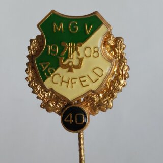 Anstecknadel MGV Aschfeld 1908 Bayern Kreis Main-Spessart Männergesangsverein