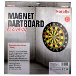Karella Dartboard Magnet 40 cm Modell Family inkl. 6 Magnetdarts
