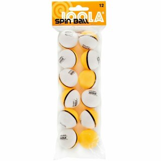 JOOLA Tischtennisbälle - 12 Bälle Spin Mehrfarbig