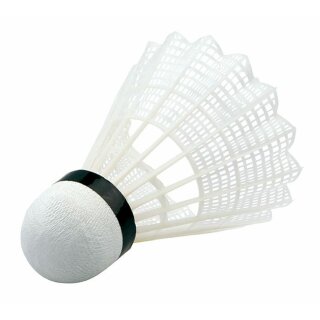 Sunflex 6 Badmintonbälle Hobby weiß & orange