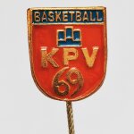 Basketball Anstecknadel KPV 69 Halle DDR Sachsen-Anhalt Bezirk Halle