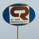Fussball Anstecknadel SV 1926 Rothenburg FV Sachsen-Anhalt Saalekreis