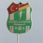 Fussball Anstecknadel Dergahspor Nürnberg 1981 FV Bayern Mittelfranken Nürnberg