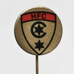 Fussball Anstecknadel Hallescher FC DDR Sachsen-Anhalt Bezirk Halle HFC Chemie