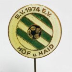 Fussball Anstecknadel SV 1974 Höf und Haid FV Hessen Kreis Schlüchtern