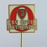 Fussball Anstecknadel FSV Optik Rathenow FV Brandenburg Kreis Havelland