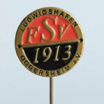 Fussball Anstecknadel FSV 1913 Ludwigshafen Oggersheim FV Südwest Kreis Rhein-Pfalz