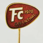 Fussball Anstecknadel FC Offenthal 1970 FV Hessen Kreis Offenbach