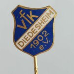Fussball Anstecknadel VfK Diedesheim 1902 FV Baden Kreis Mosbach